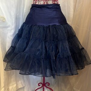 3 layered 26 inch long crinoline underskirt